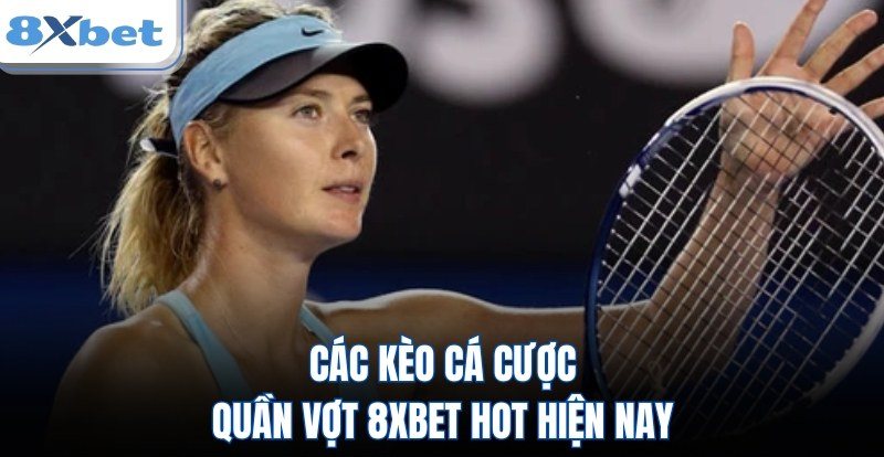 Tay vợt nữ thi đấu minh họa các kèo quần vợt và ví dụ tính tiền thắng cược