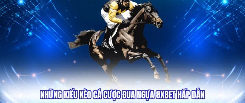 Nài ngựa phi nước đại minh họa các hình thức cược Win, Place và Each-way