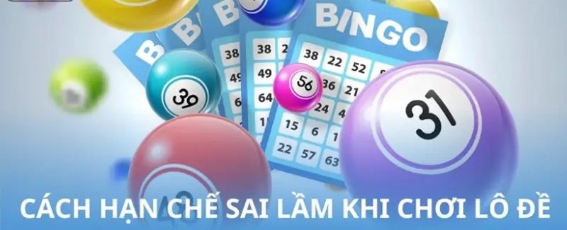 Phiếu bingo và quả cầu số minh họa cách hạn chế lỗi chơi lô đề phổ biến