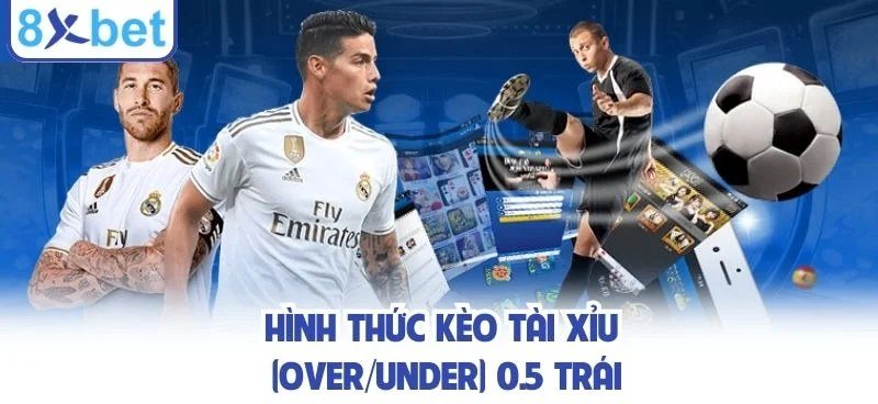 Kèo hiệp 1 với mốc tài xỉu 0.5 và mức chấp hiệp đầu tại 8Xbet
