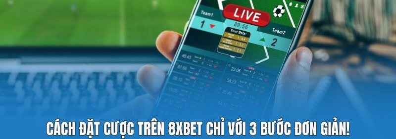 Cách đặt cược 8Xbet chỉ với 3 bước trên điện thoại và máy tính