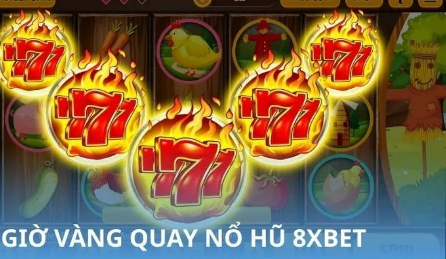 Khung giờ vàng nổ hũ có thật không: biểu tượng 777 bốc lửa trên cuộn slot