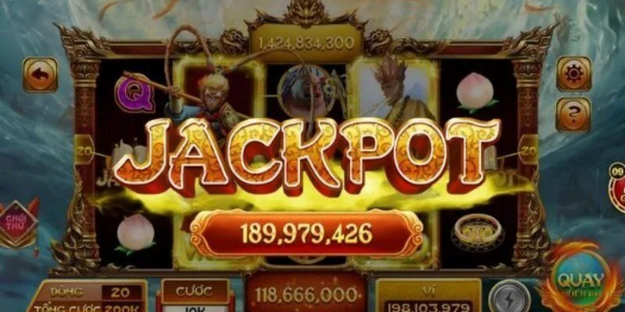 Nổ hũ Ngộ Không với màn hình jackpot và quỹ thưởng tích lũy