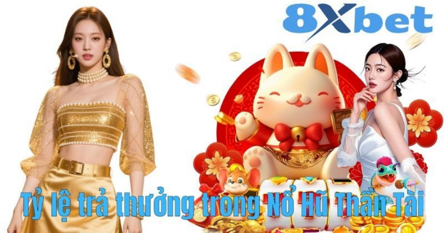 Hình minh họa tỷ lệ trả thưởng và thông số của slot Thần Tài