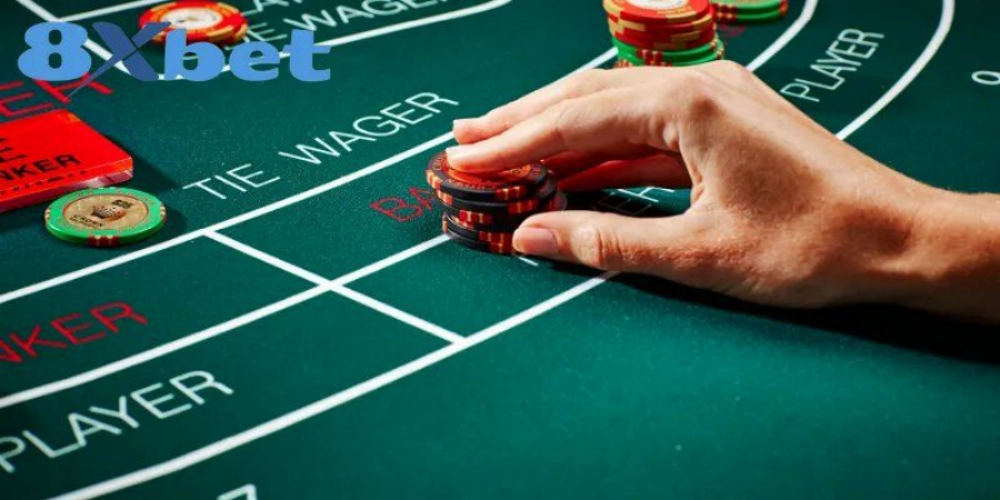 Đặt chip vào cửa Player khi áp dụng hệ thống 1-3-2-6 và quản lý vốn baccarat