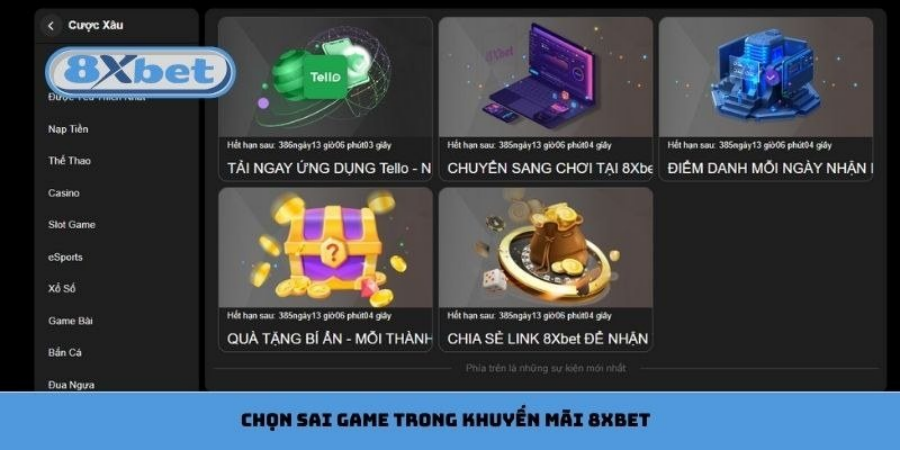 Hiểu sai khuyến mãi khi chọn sai sản phẩm áp dụng trong danh sách ưu đãi