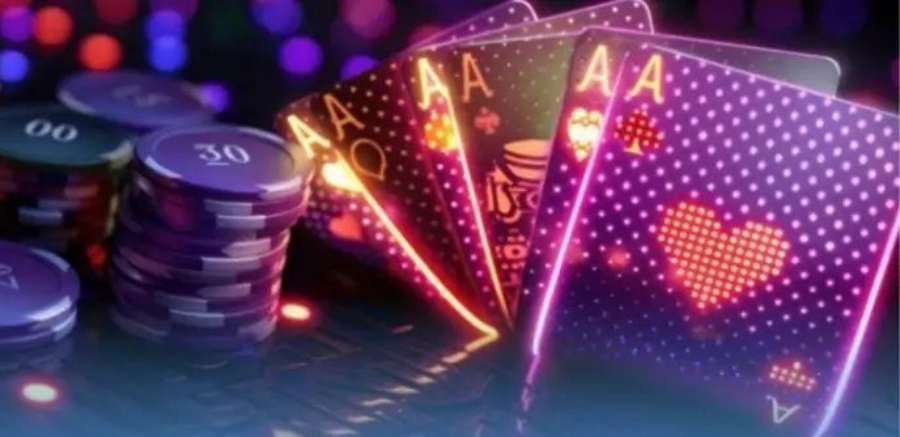Lá Át neon và chồng chip cược gợi ý cách chọn game casino theo vốn