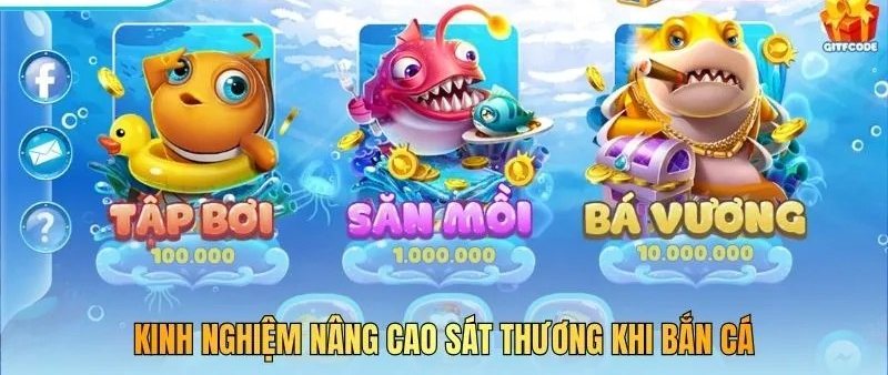 Ba phòng chơi Tập bơi, Săn mồi và Bá vương cùng bảng hũ Jackpot